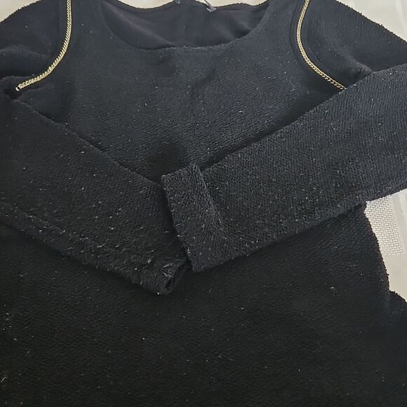 Limited Collection Women's Long Sleeves Sweater Size 8 Black & Gold - Picture 14 of 16